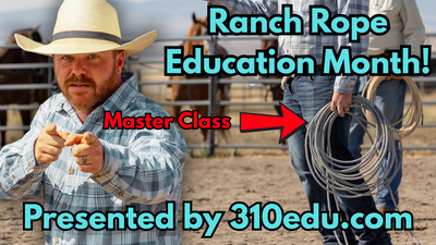 Ranch Rope Education Month | 9.0mm Three Strand Poly