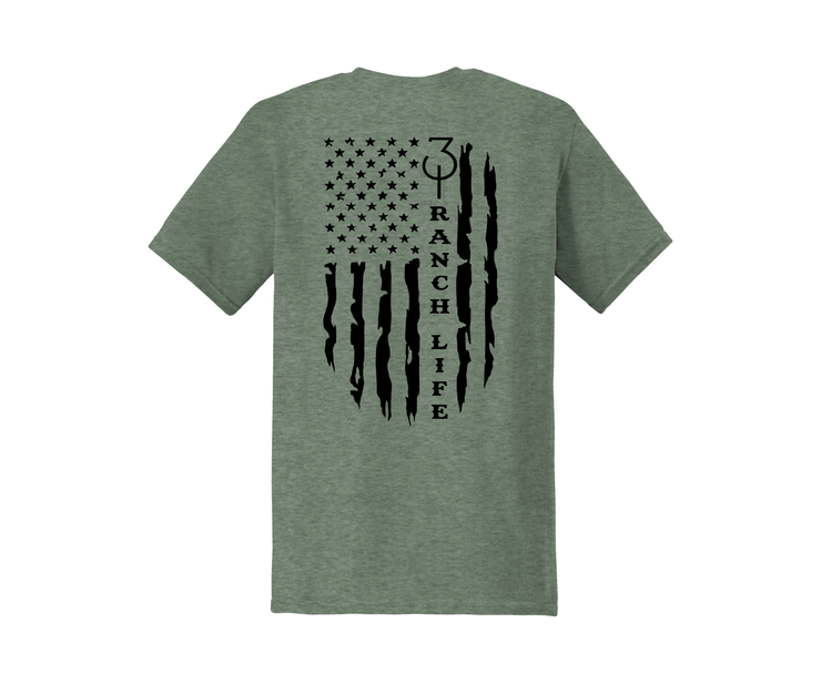 310 Ranch American Flag Shirt