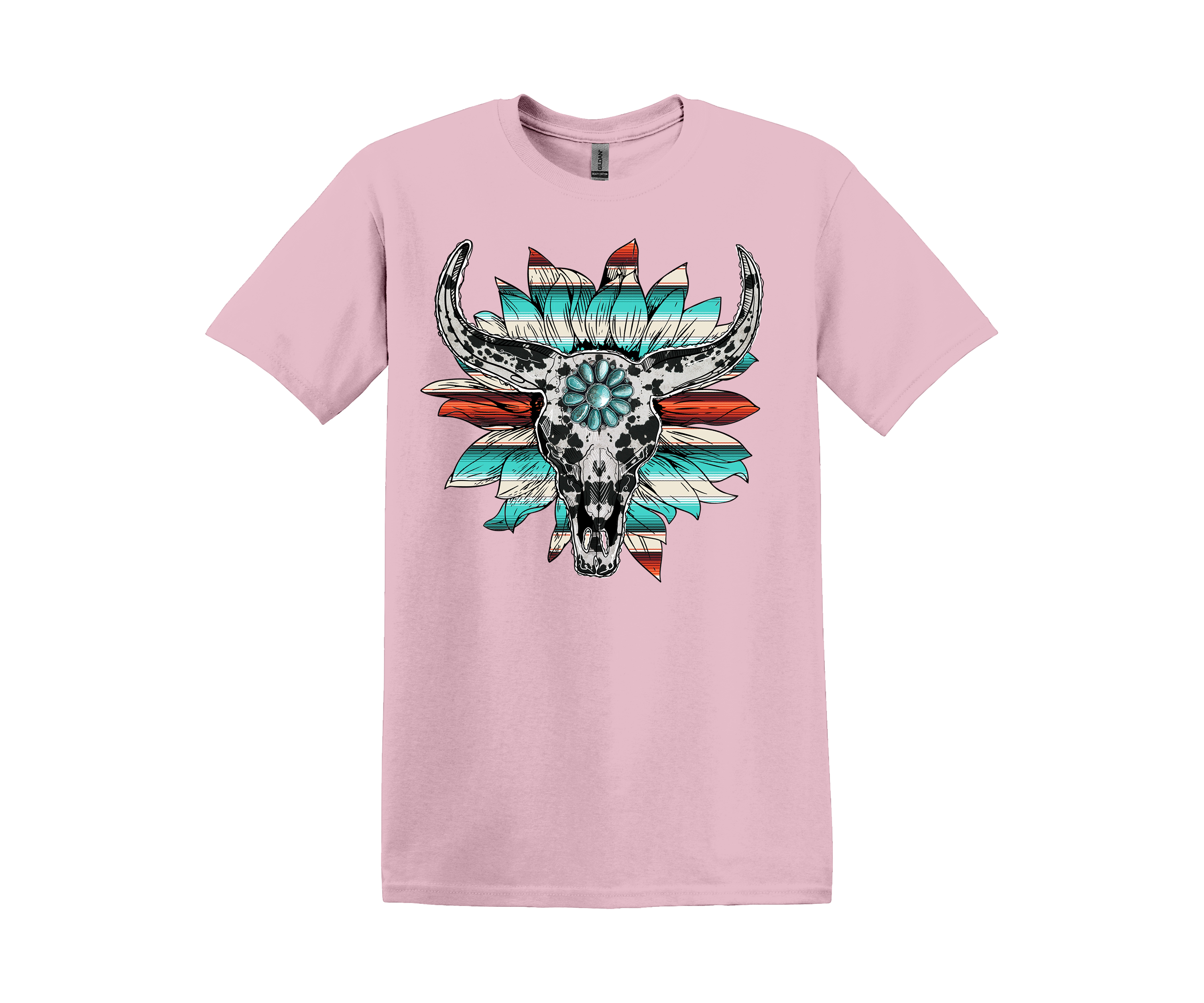 BOHO Flower Skull T-Shirt – 310 Ranch Life