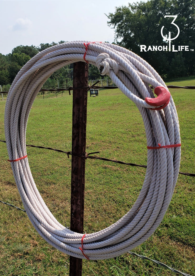 3/8 Waxed Cotton Ranch Rope – 310 Ranch Life