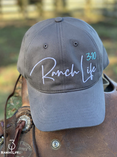 NEW!! 310 Soft Charcoal Grey Ranch Life Hat