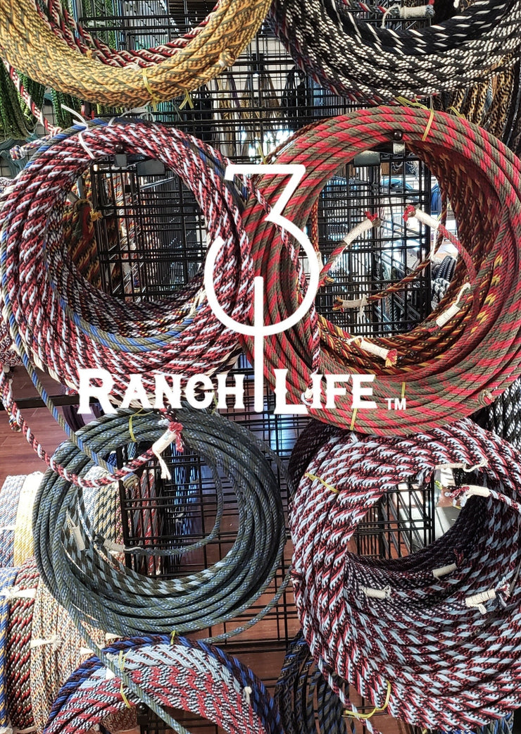 Waxed Cotton Ranch Ropes: